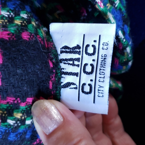 Multi Color Wool Skirt - Picture 2 of 2